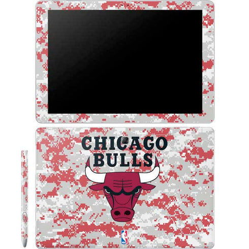 NBA Chicago Bulls Digi Camo Galaxy Book 12in Skin
